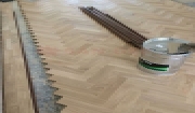 Công trình sàn gỗ Sồi lắp kiểu xương cá