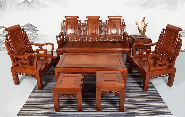 Bàn ghế gỗ Căm Xẻ cao cấp