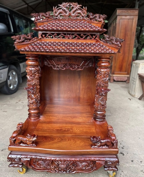 Bàn thờ Thổ Địa gỗ Cẩm Lai đẹp