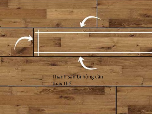 Cách thay thế sàn gỗ bị hỏng