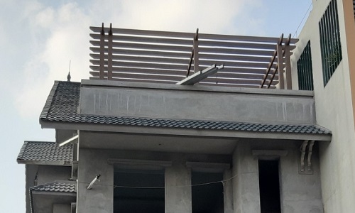thi công giàn hoa ngoài trời