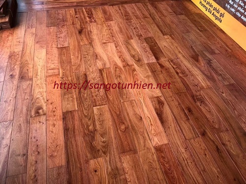 Công trình sàn gỗ Hương tại Tây Hồ