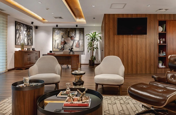 Gỗ Óc Chó chế tác bàn trà, kệ tivi, tủ trang trí, sofa