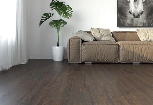  Mẫu sàn màu nâu 1