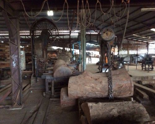 gõ nguyên liệu