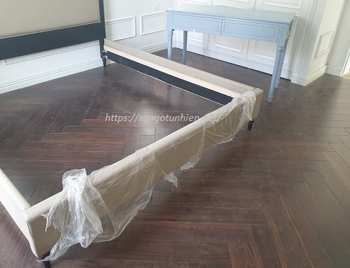 Sàn gỗ chiêu liêu kiểu xương cá'