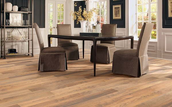   Sàn gỗ màu nâu sáng