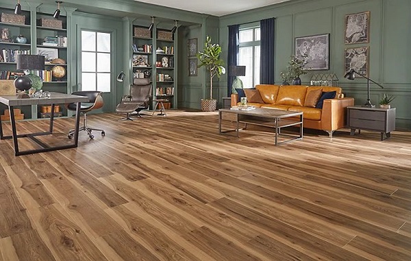 Sàn gỗ màu sắc đẹp dễ phối nội thất văn phòng
