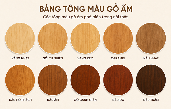 Sàn gỗ tông ấm 