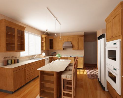 sàn gỗ tự nhiên phù hợp với nội thất