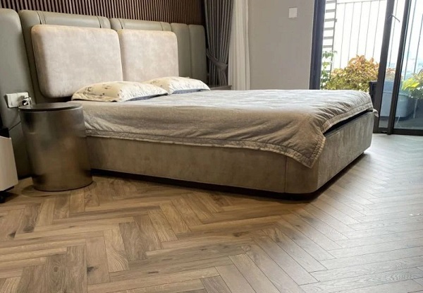  Sàn gỗ xương cá lát phòng ngủ đẹp
