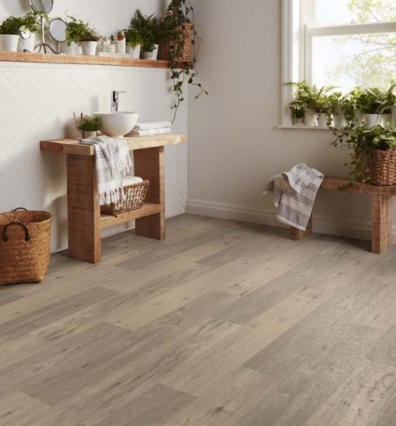 sàn nhựa lắp phòng khách tại Tây Hồ