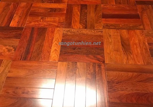 Ván lát sàn gỗ tự nhiên kiểu giỏ dệt